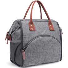 New Canvas Reinforced Small Fresh Lunch Cooler Bag